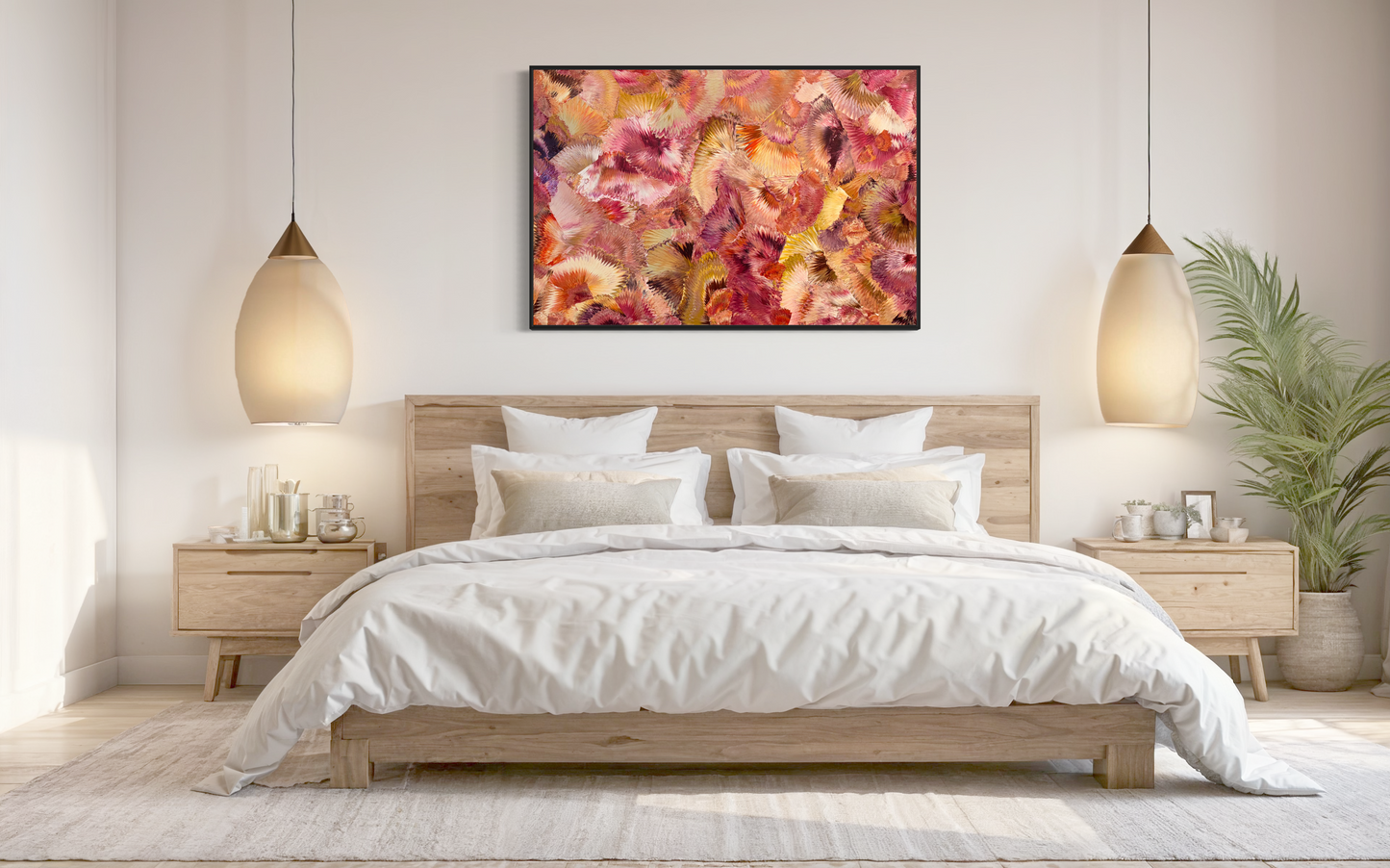 SOLD - Passions in Bloom 100x150cm