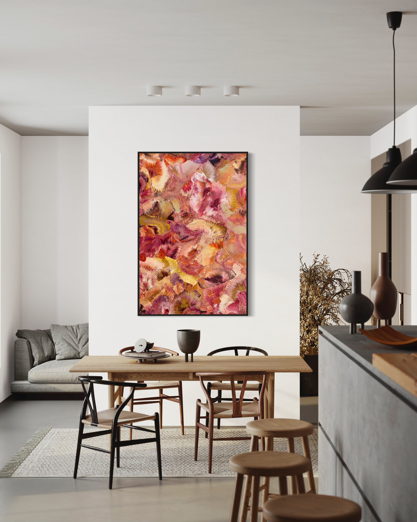 SOLD - Passions in Bloom 100x150cm