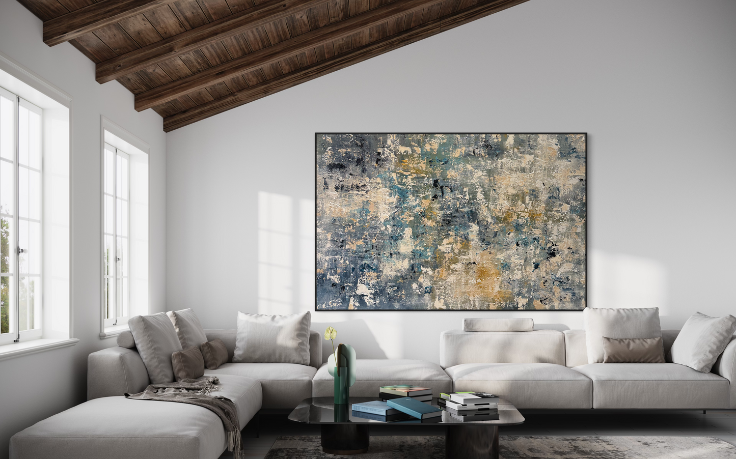 SOLD - Looking Through Winter Days 150x230cm
