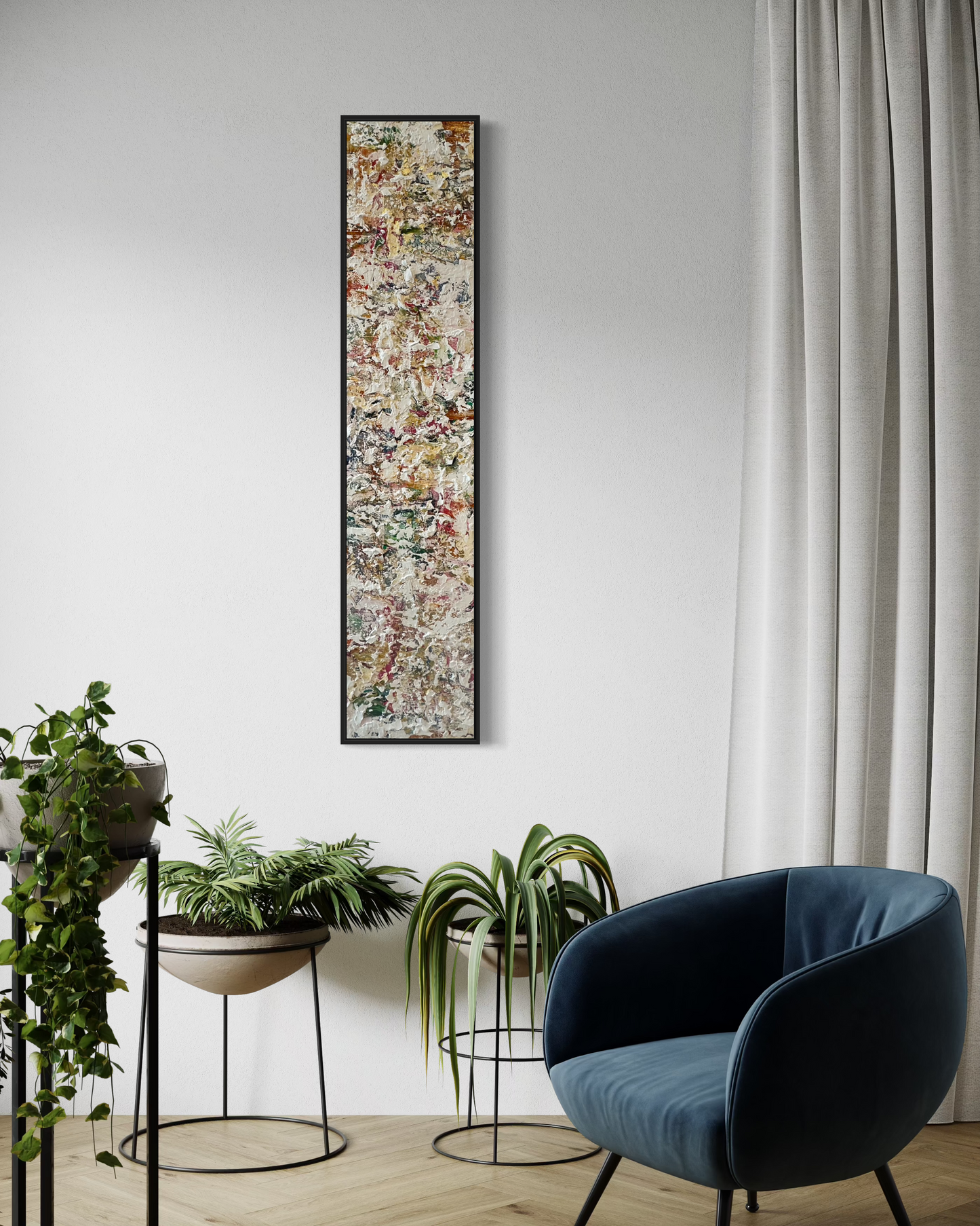 Looking Through Salt Lake 155x32cm