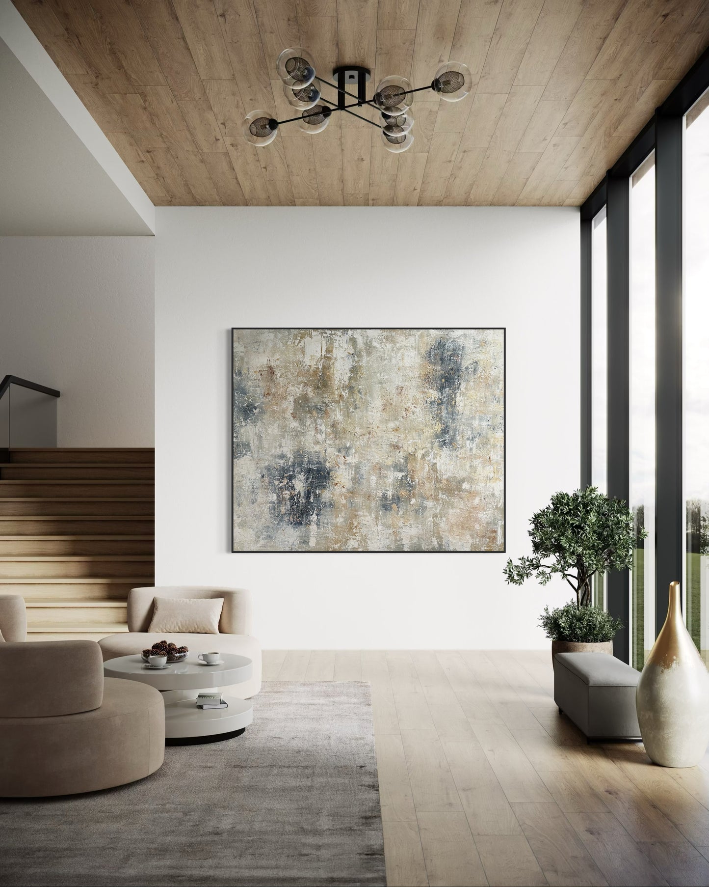 SOLD- Looking Through The Fog 180x240cm