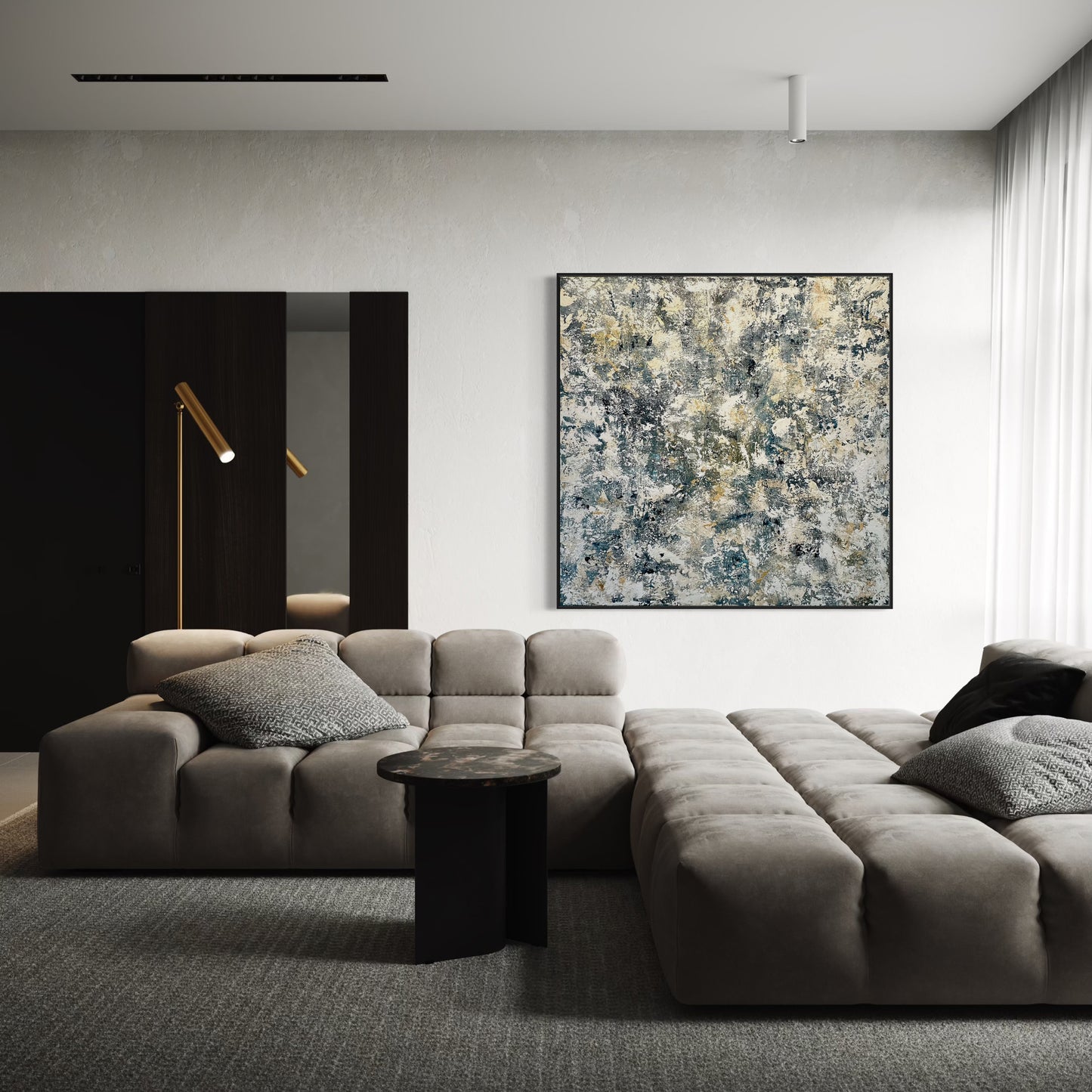 Looking Through Sea Mist 150x150cm
