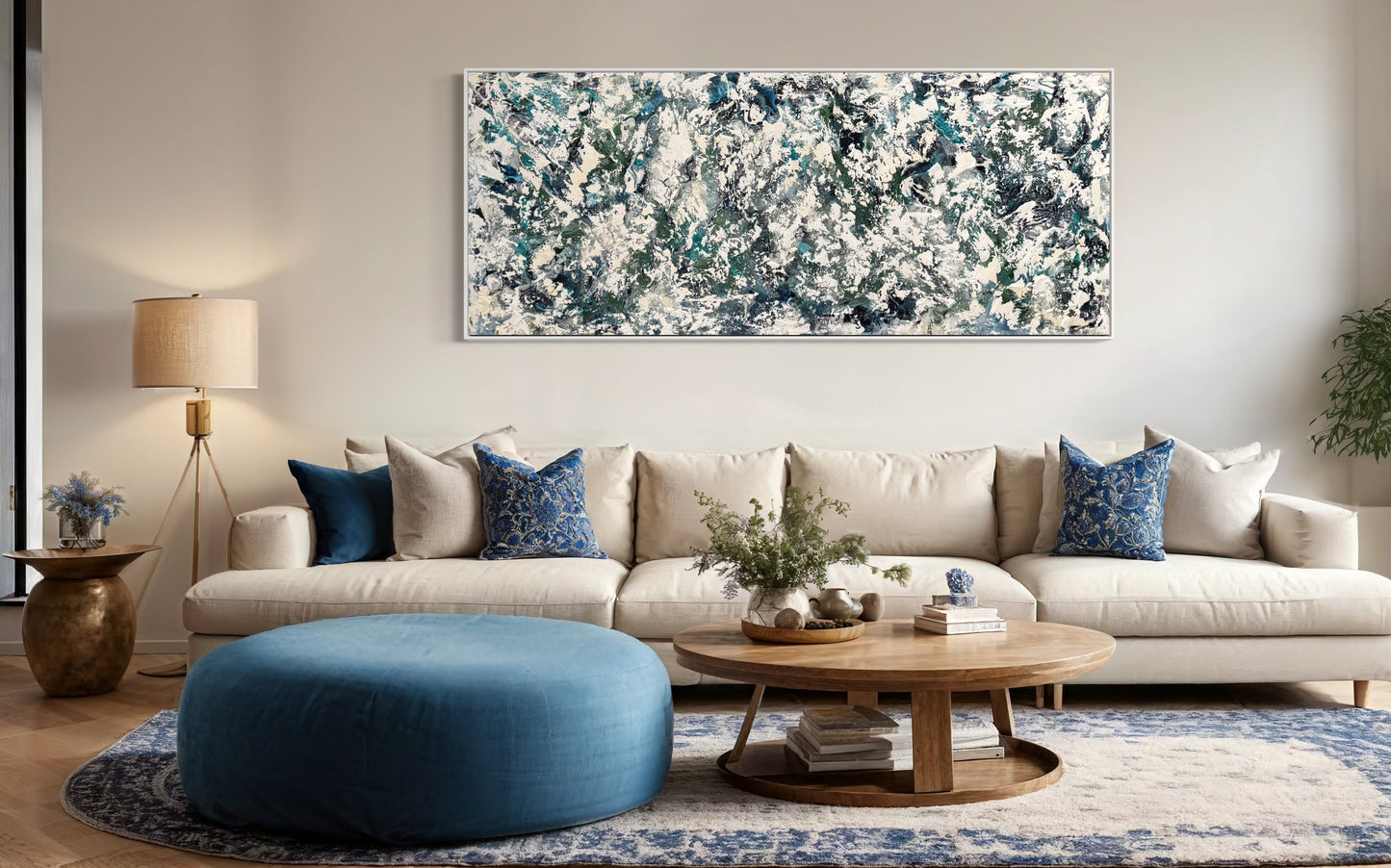 Looking Through Aerial View 90x220cm