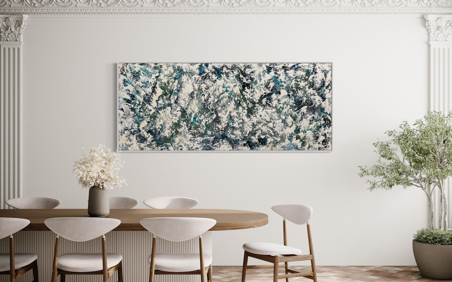 Looking Through Aerial View 90x220cm