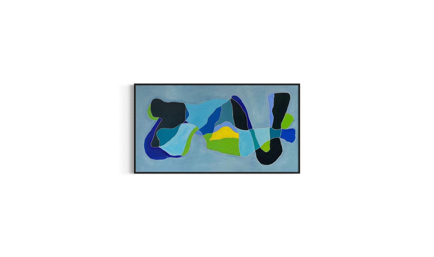 Blue Daze 80x150cm