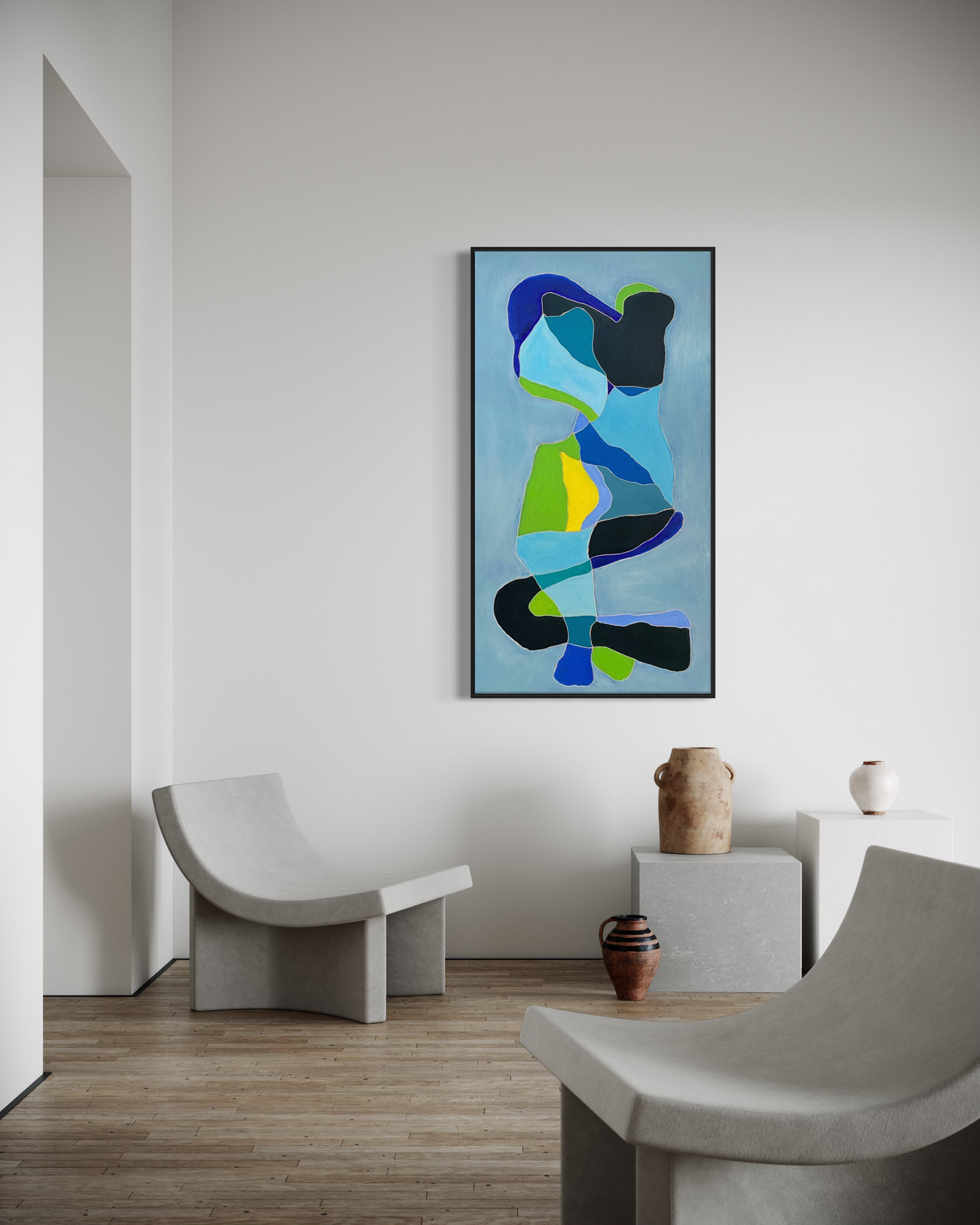 Blue Daze 80x150cm