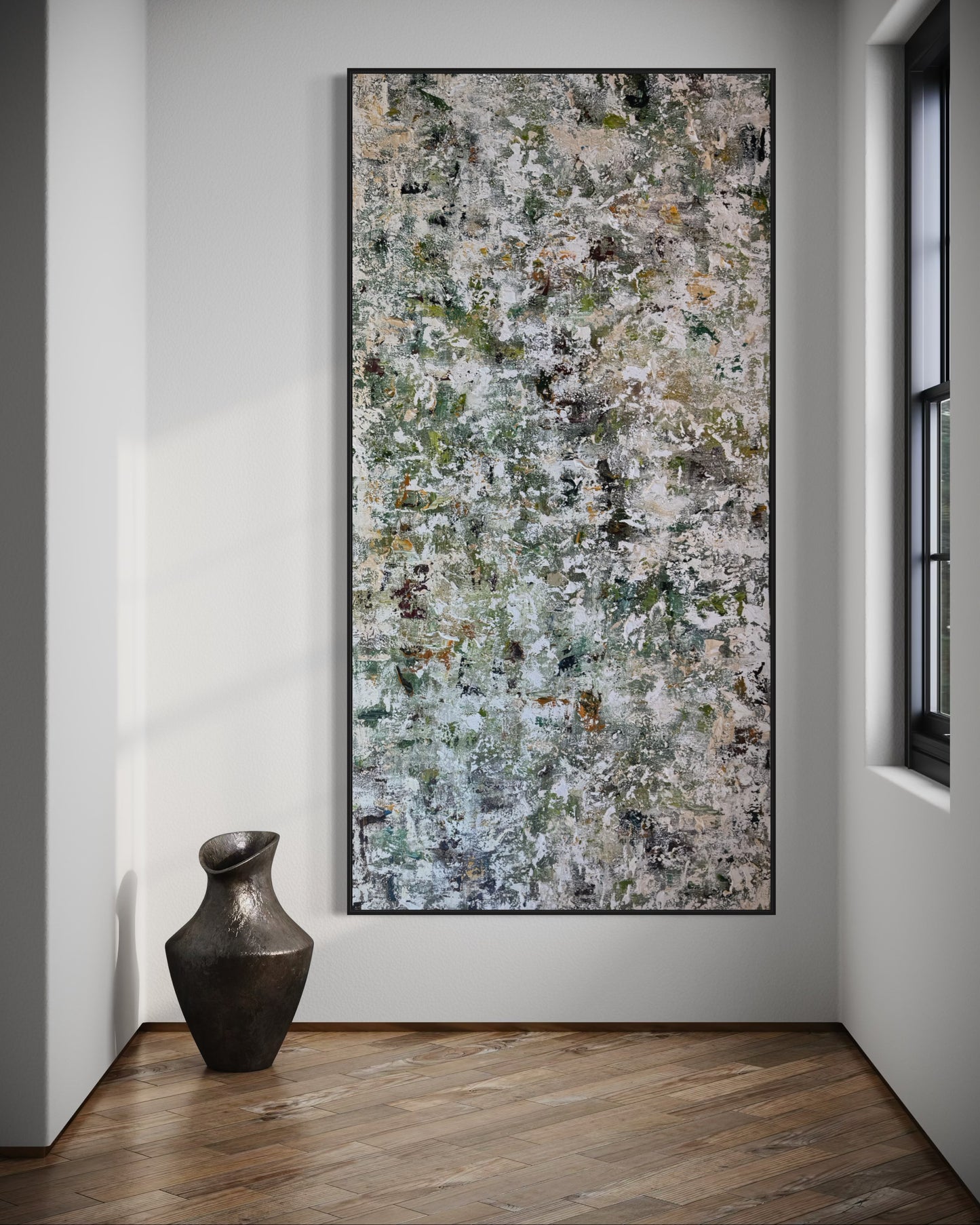 SOLD- Looking Through The Rainforest 120x240cm