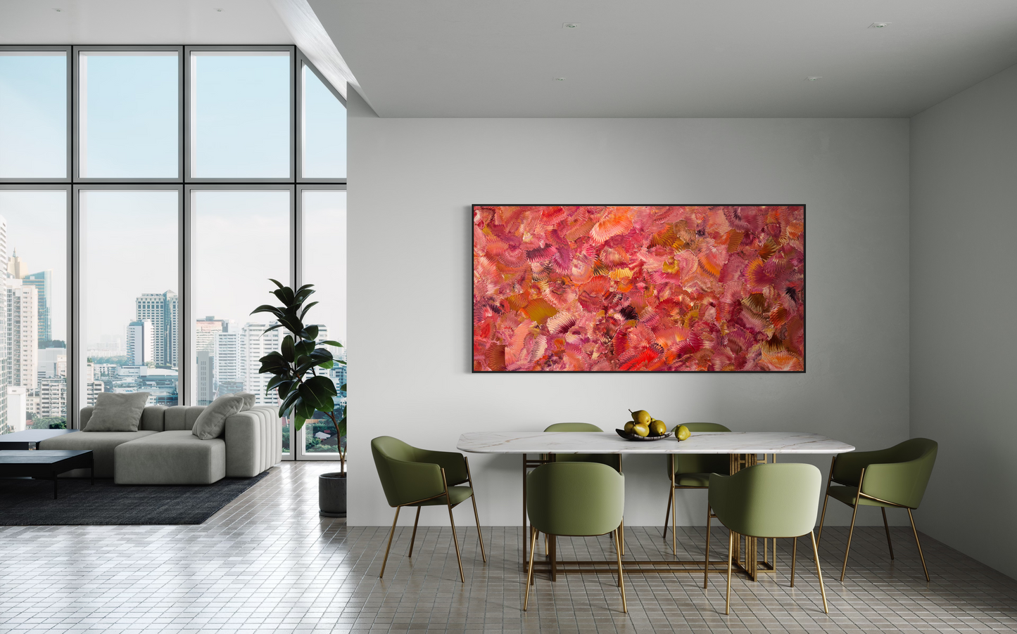 SOLD- Passions Symphony 120x240cm