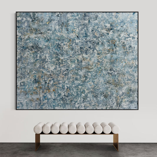 SOLD - Looking Through Icy Swim 200x250cm