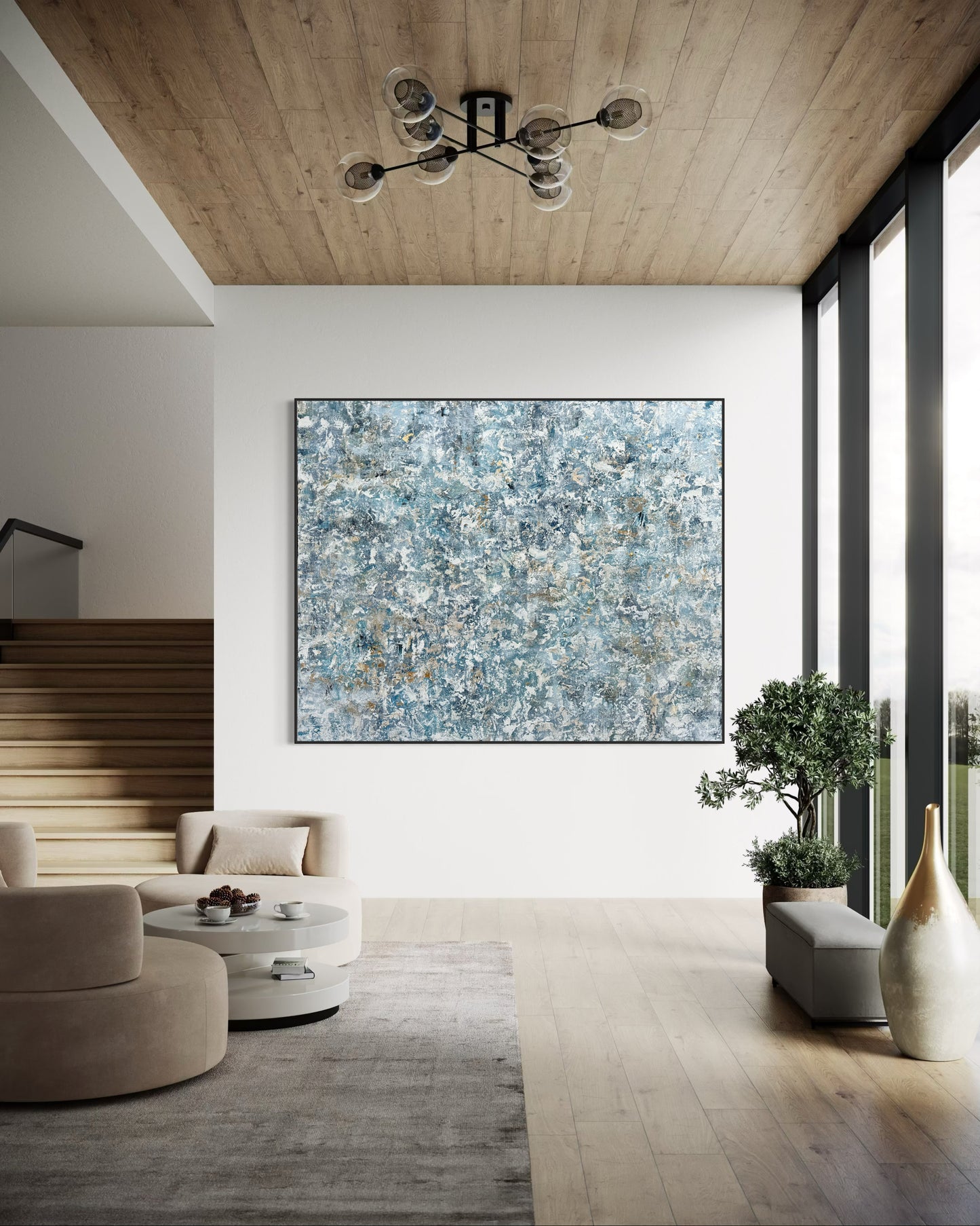 Looking Through Icy Swim 200x250cm