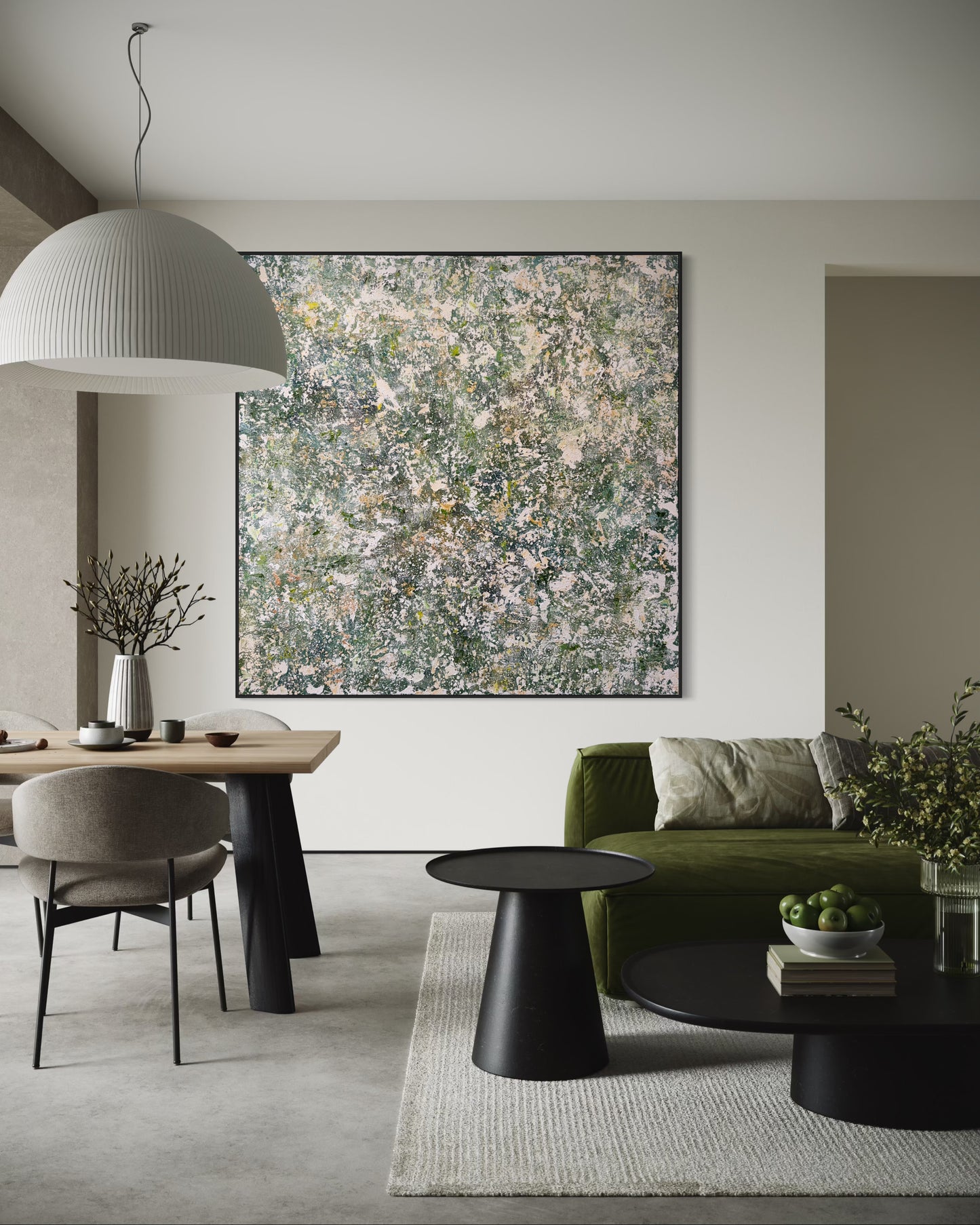 Looking Through Nature 200x200cm