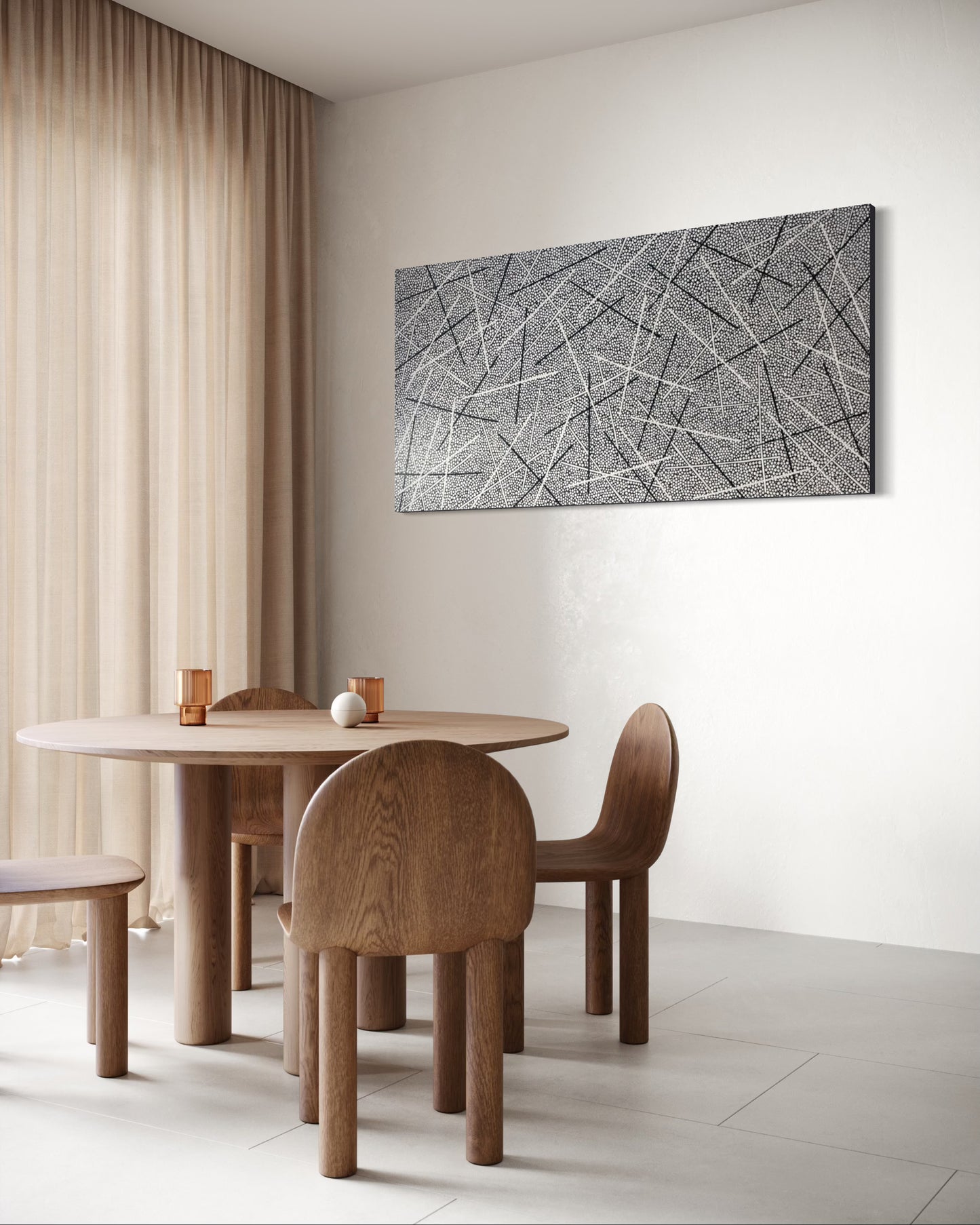 RAYMOND WALTERS PENANGKE - Damper Seeds 180x90cm