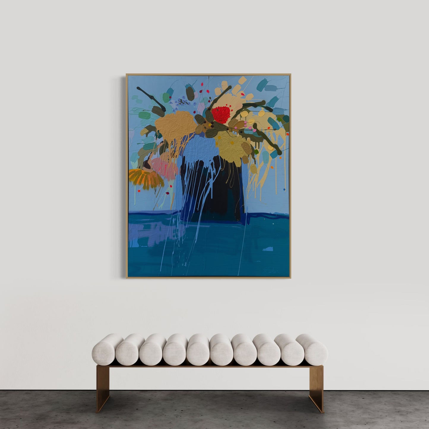 Mr Flowers 152x122cm