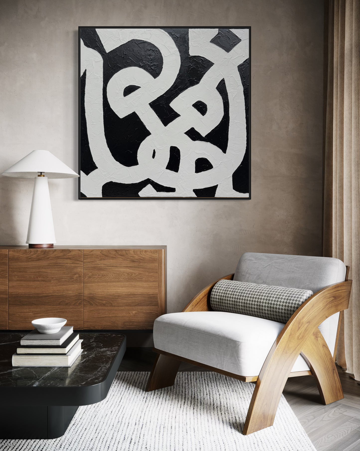 SOLD - Entwined Dreams 120x120cm