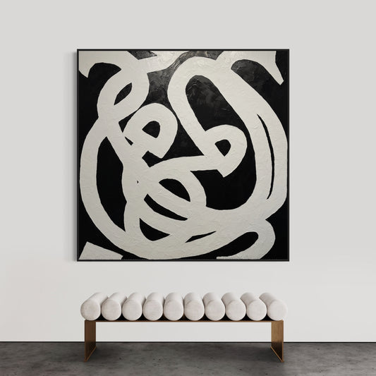 SOLD- Entwined Echoes 180x180cm