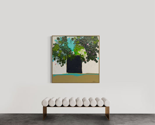 Flowers after Rain 122x122cm