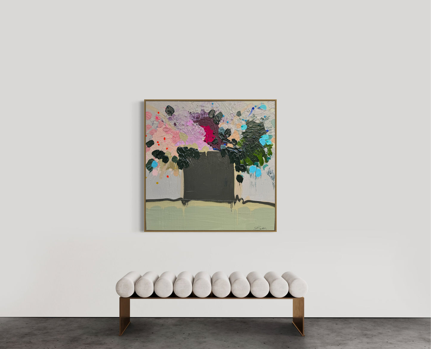 Sunday Market 122x122cm