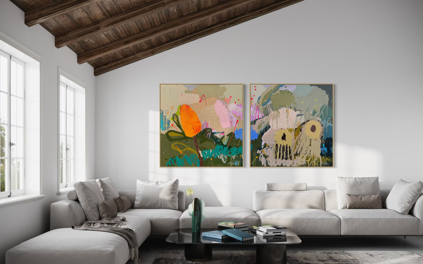 Garden Dreamers 122x122cm