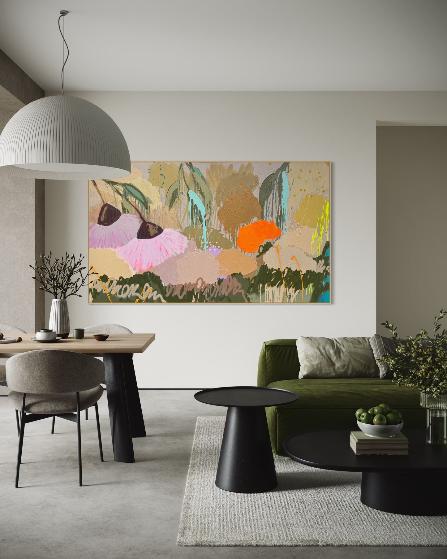 Natures Flowers 140x240cm