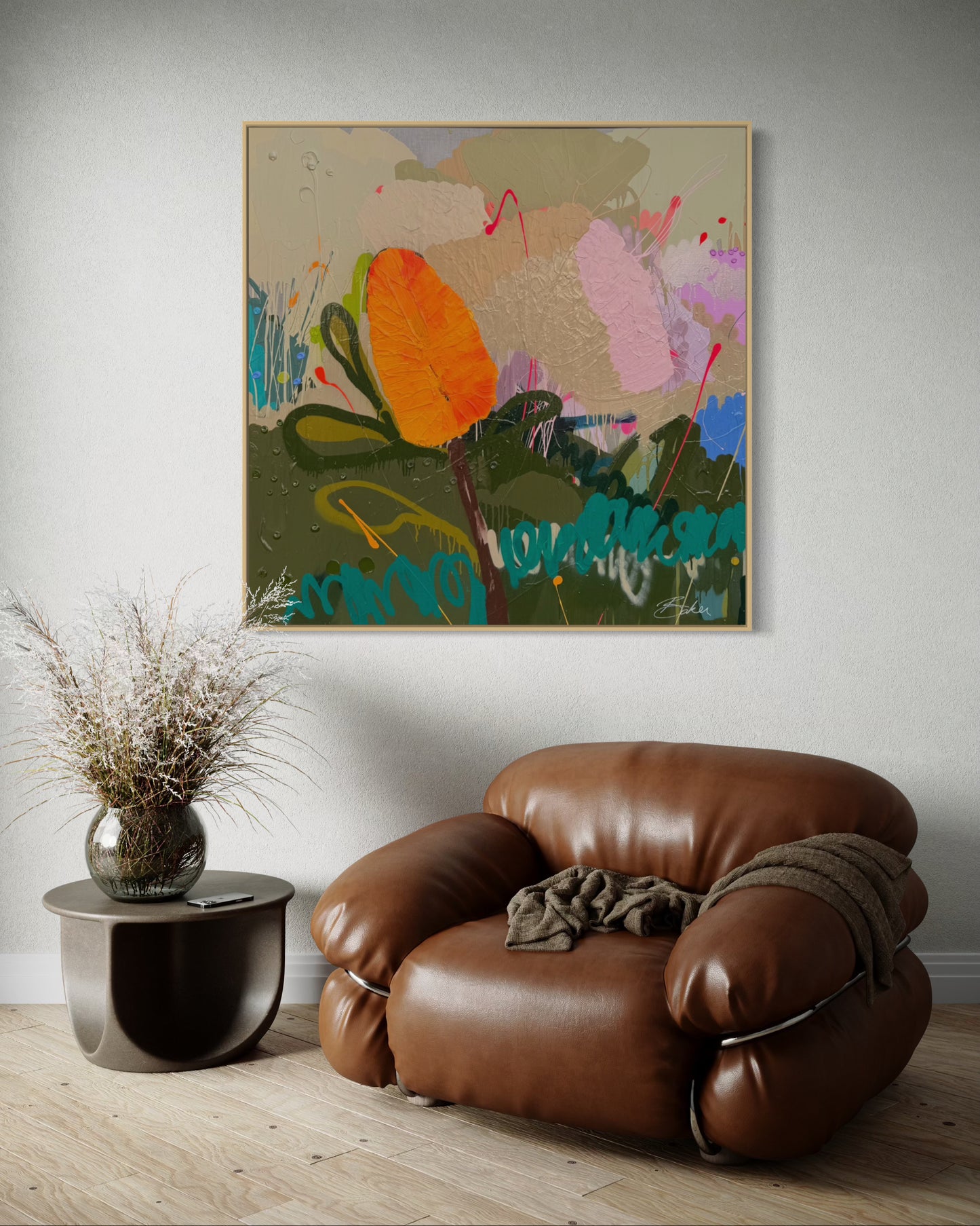 Garden Dreaming 122x122cm