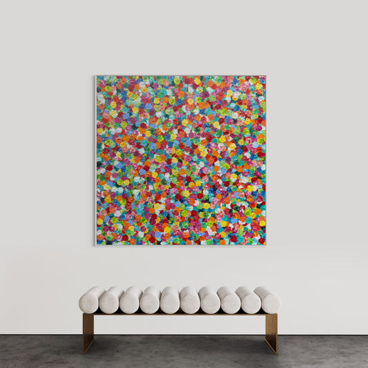 SOLD-Blossom 150x150cm