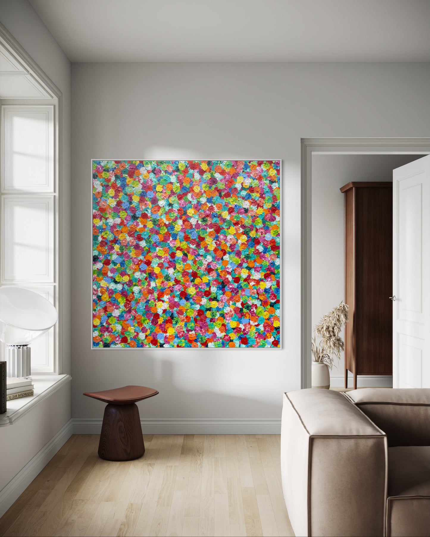 SOLD-Blossom 150x150cm