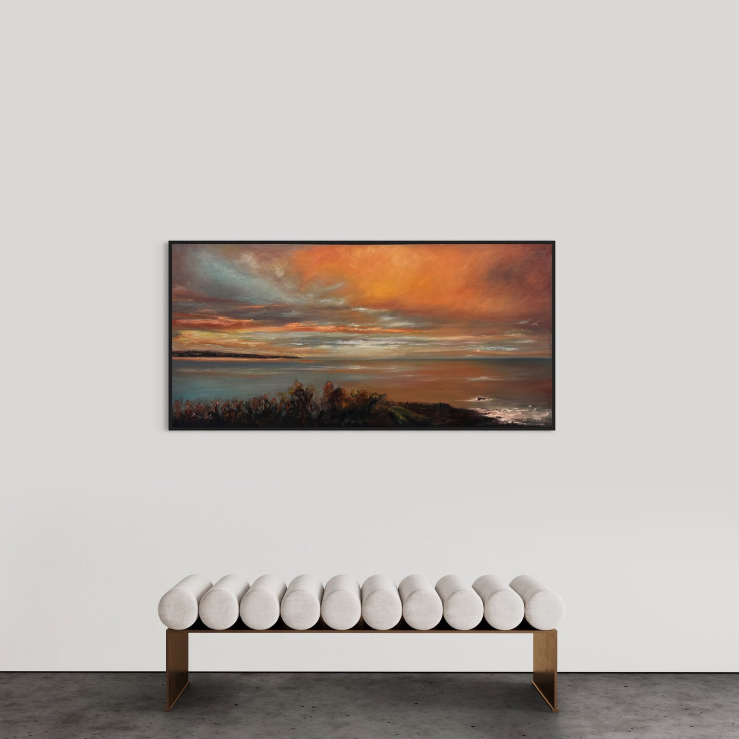 Phillip Island at Dusk 81x168cm