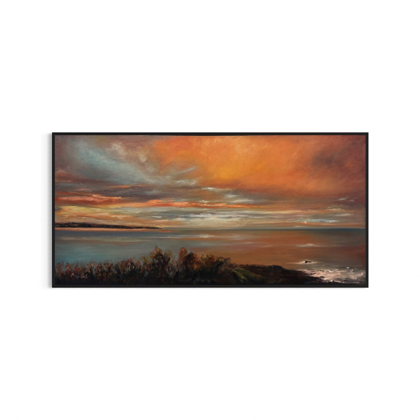 Phillip Island at Dusk 81x168cm