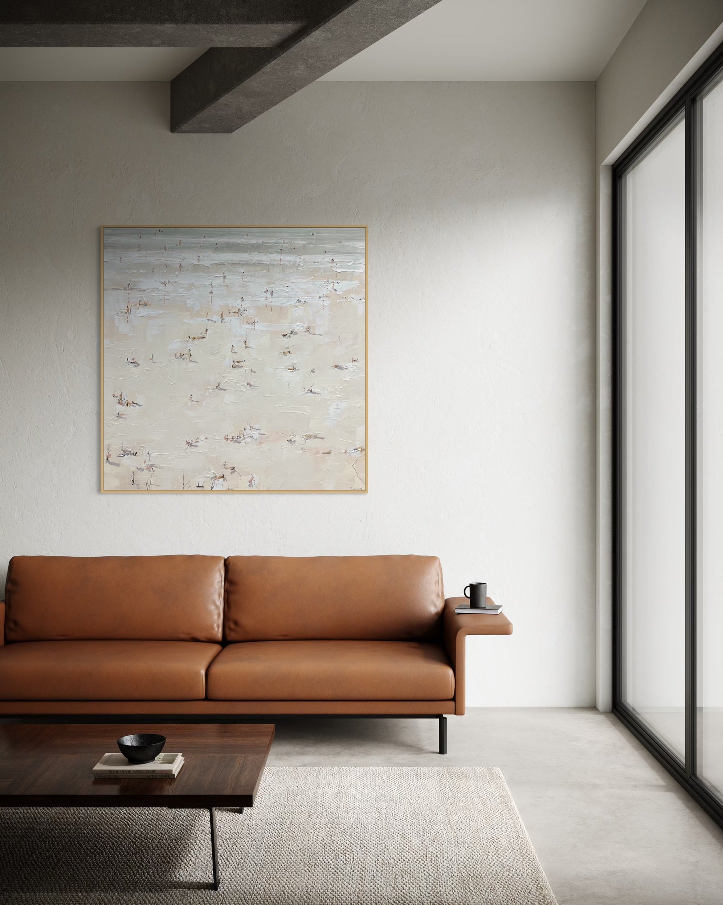 Meet you down there 125x125cm