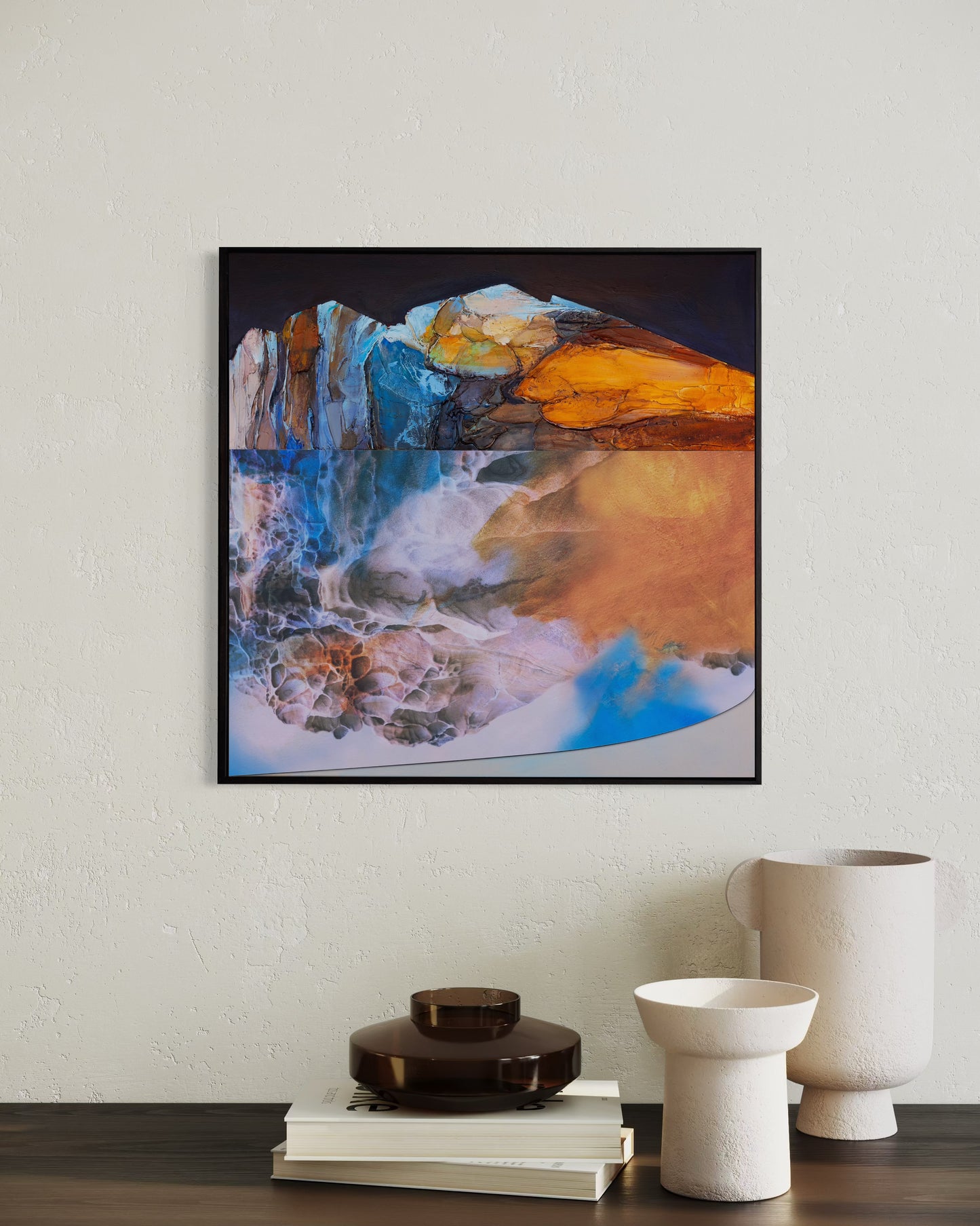 Whispering Riverbed 83x83cm