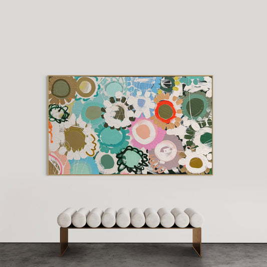 Neon Garden 120x200cm