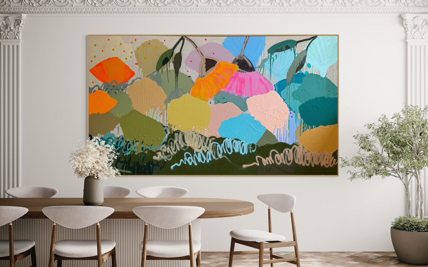 On the Land 153x273cm