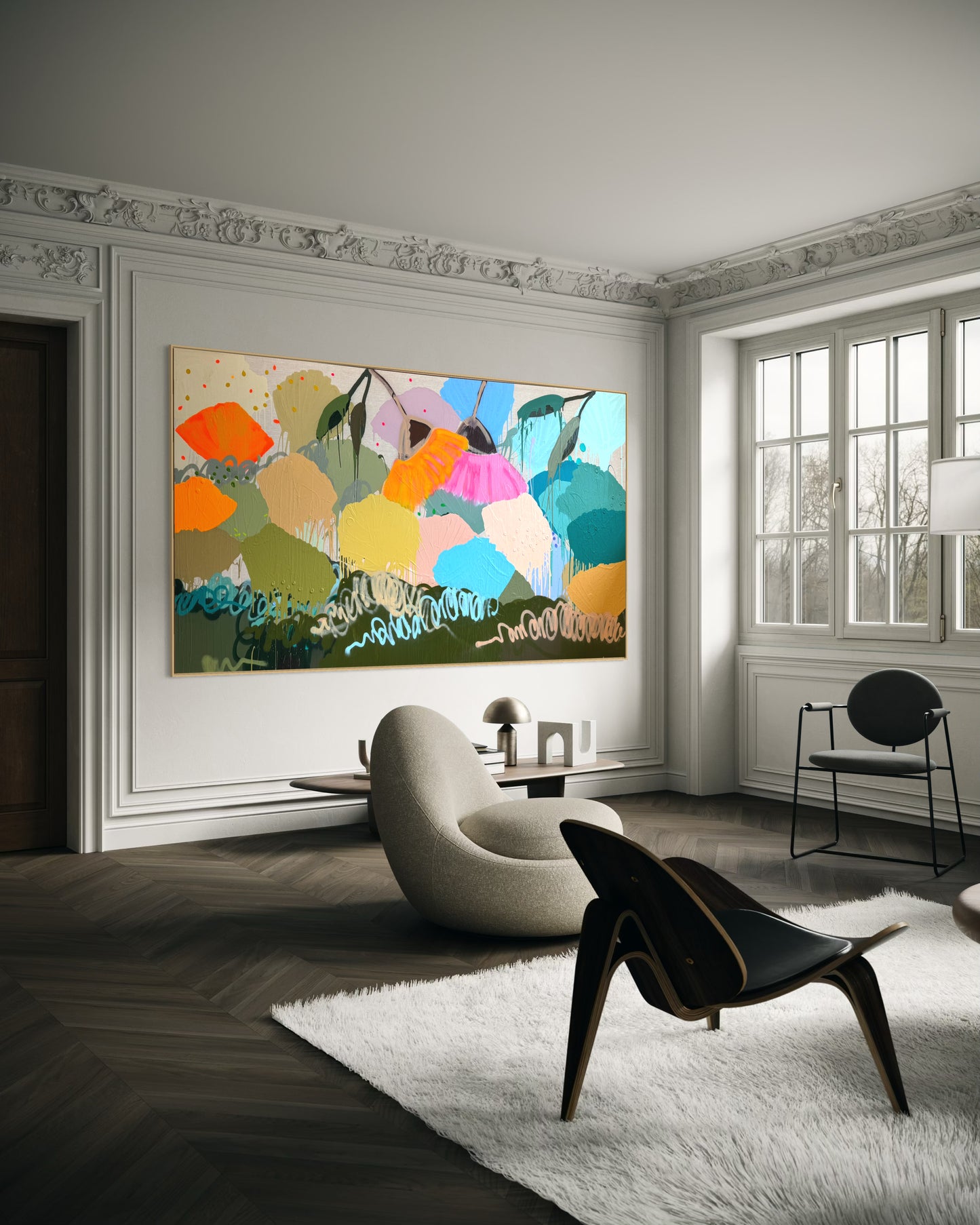 On the Land 153x273cm