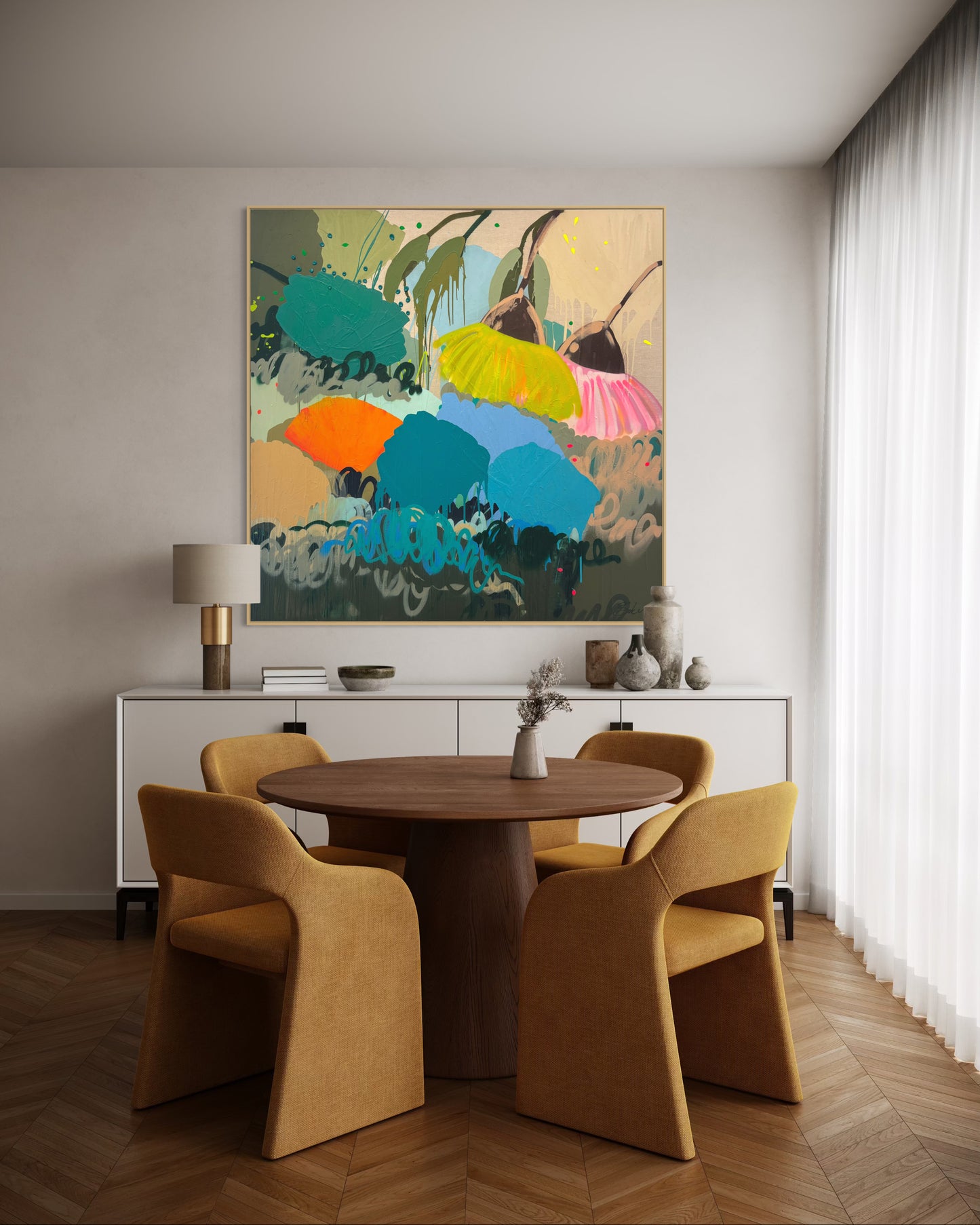 A Summer Night 163x163cm