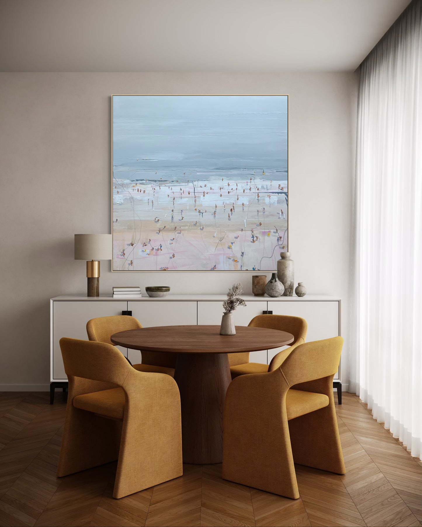 I'll meet you down there 164x164cm