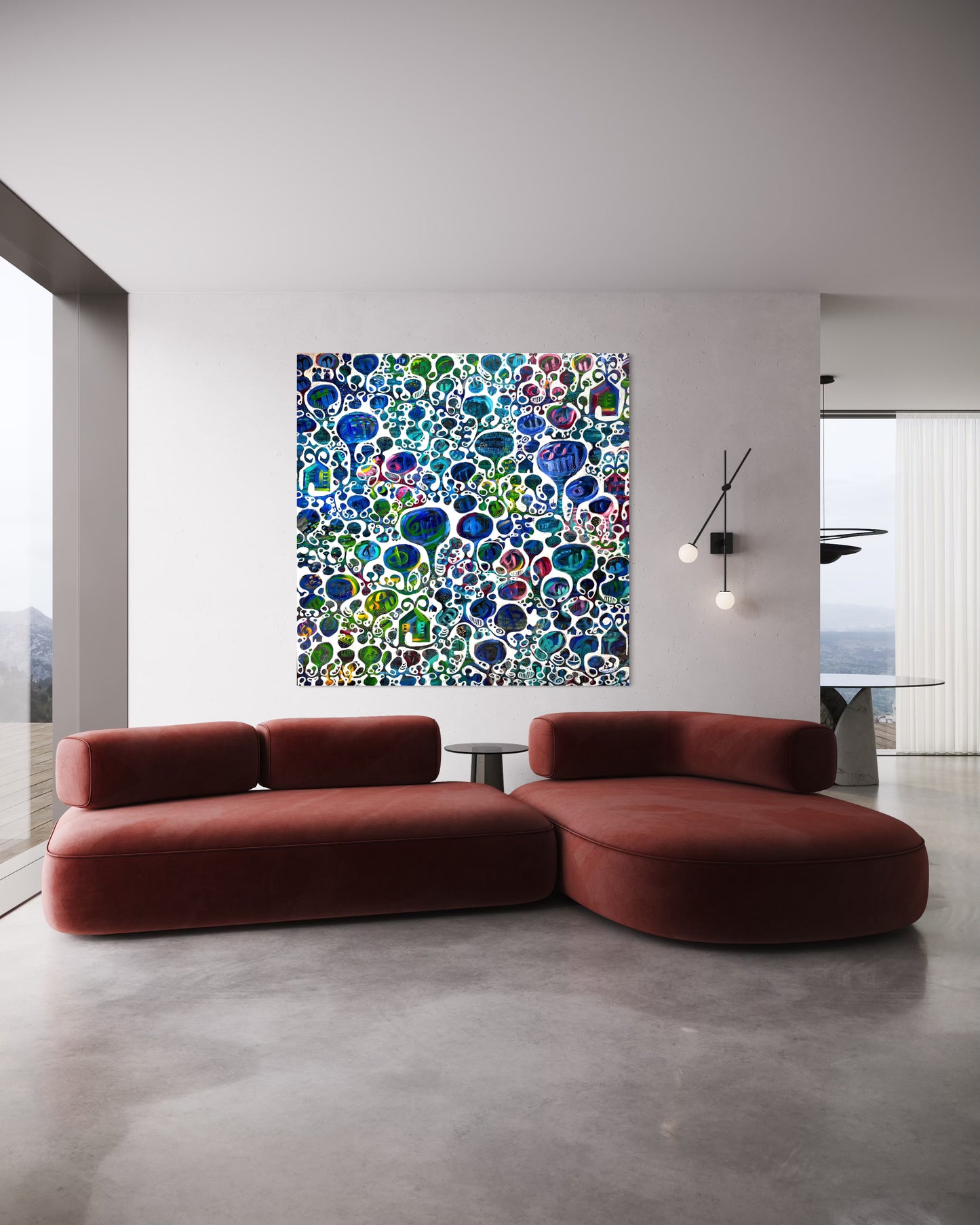 Seaside Retreat 182cm x 182cm