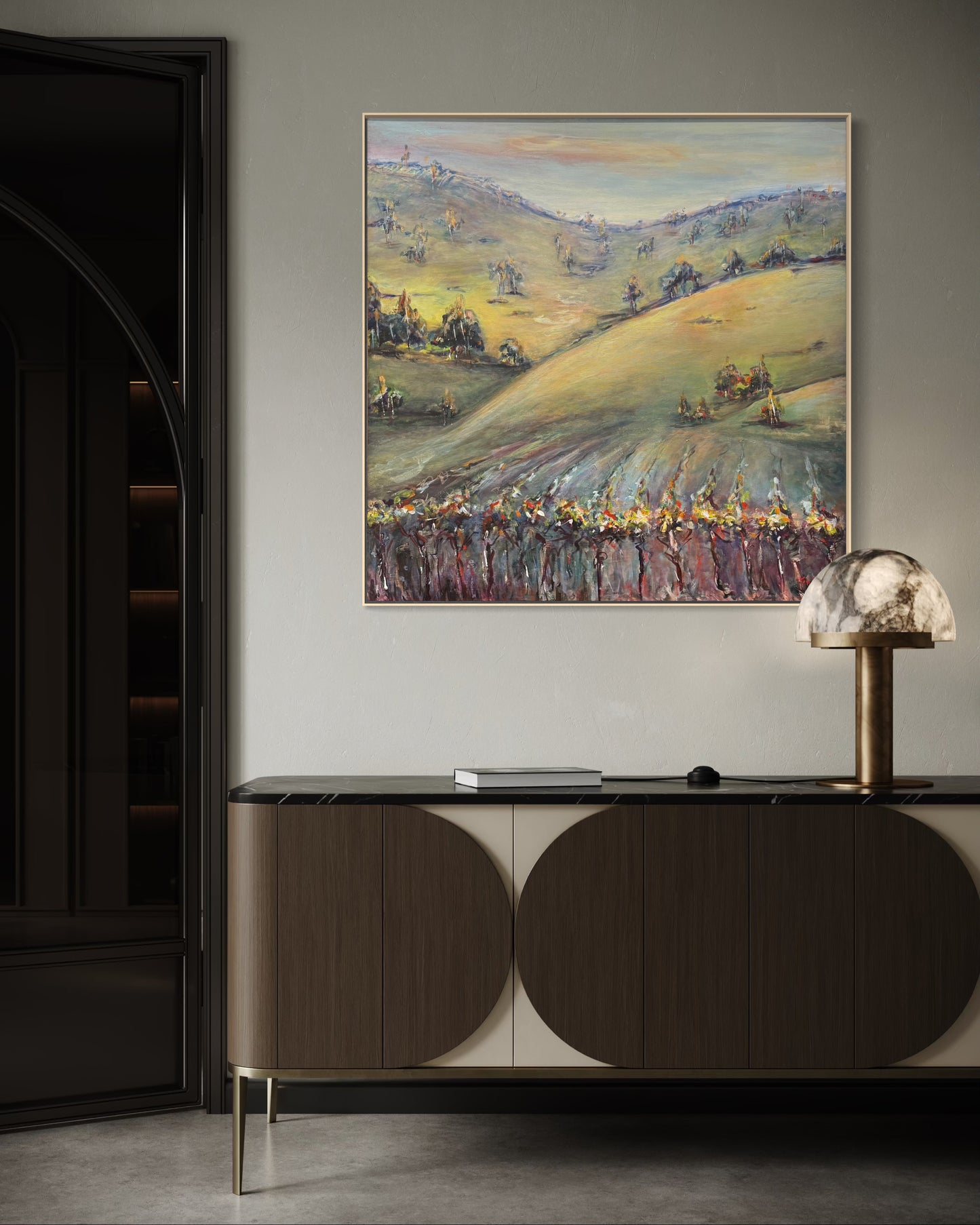 Grapevine Valley Barossa Valley 100x100cm