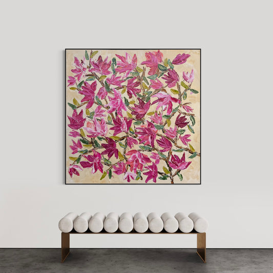 SOLD- Favourite Magnolia 160x160cm