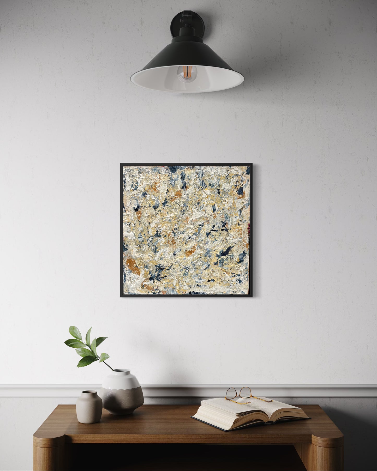 Looking Through Blue Haze 50x50cm