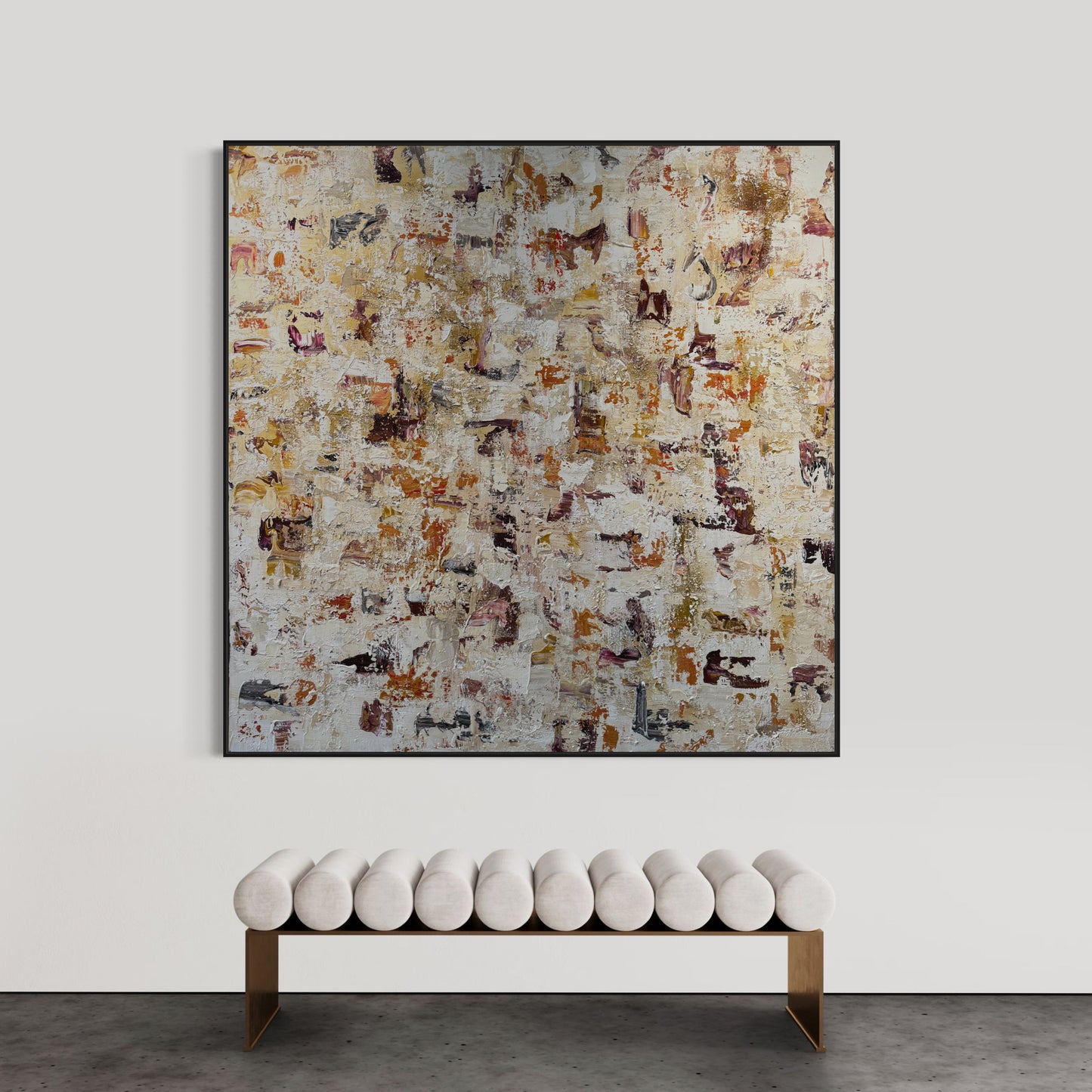 Looking Through Sunset 180x180cm