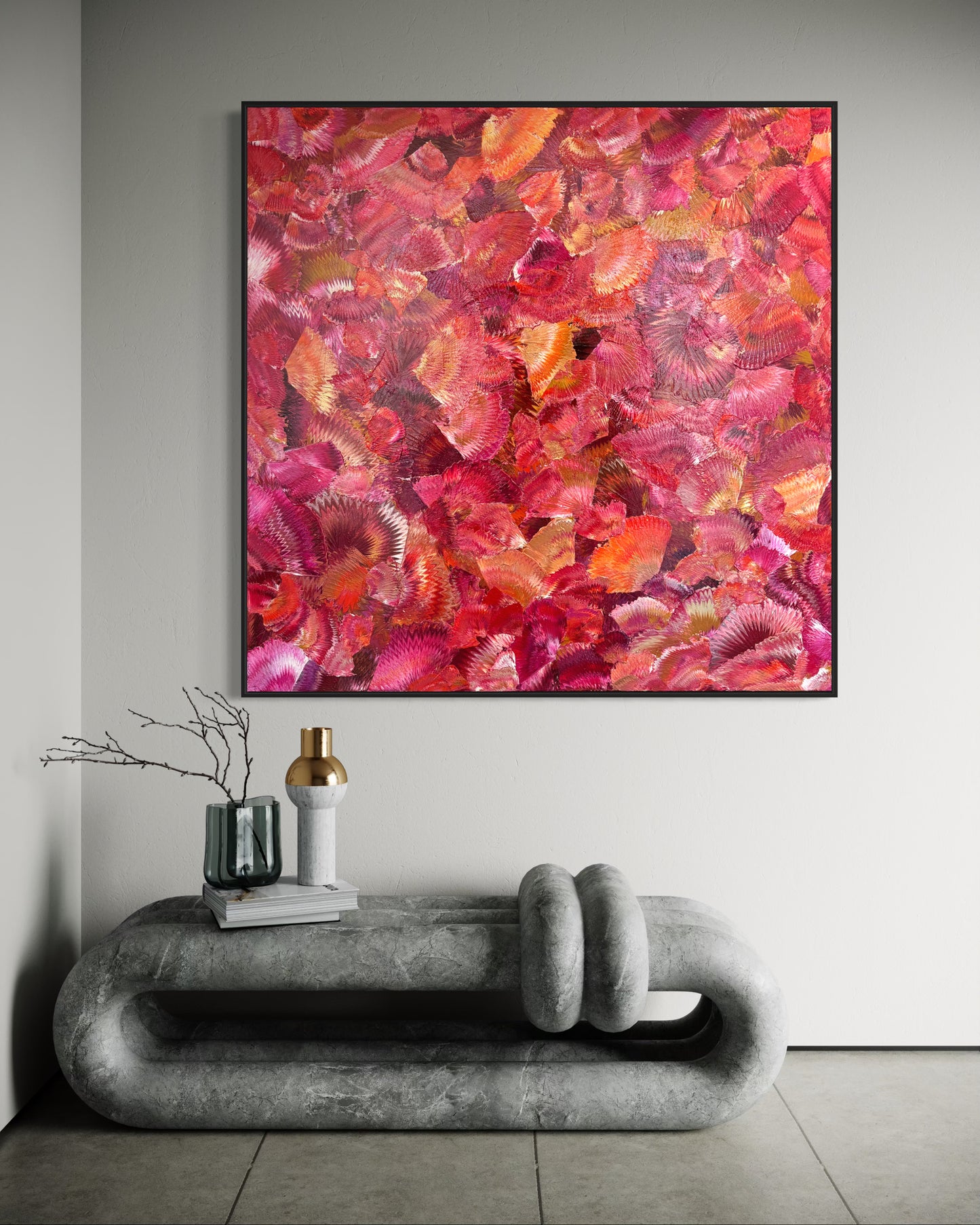 Passions Dance II 150x150cm
