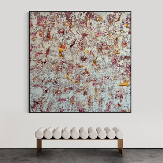 Looking Through Summer Sunset 200x200cm