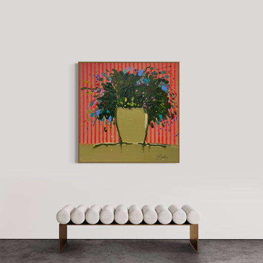 Grandpa's Garden 122x122cm