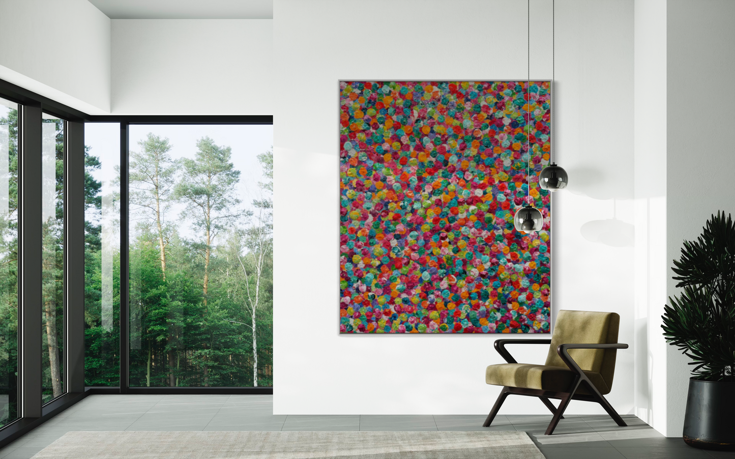 SOLD - Spring Blossom 180x150cm