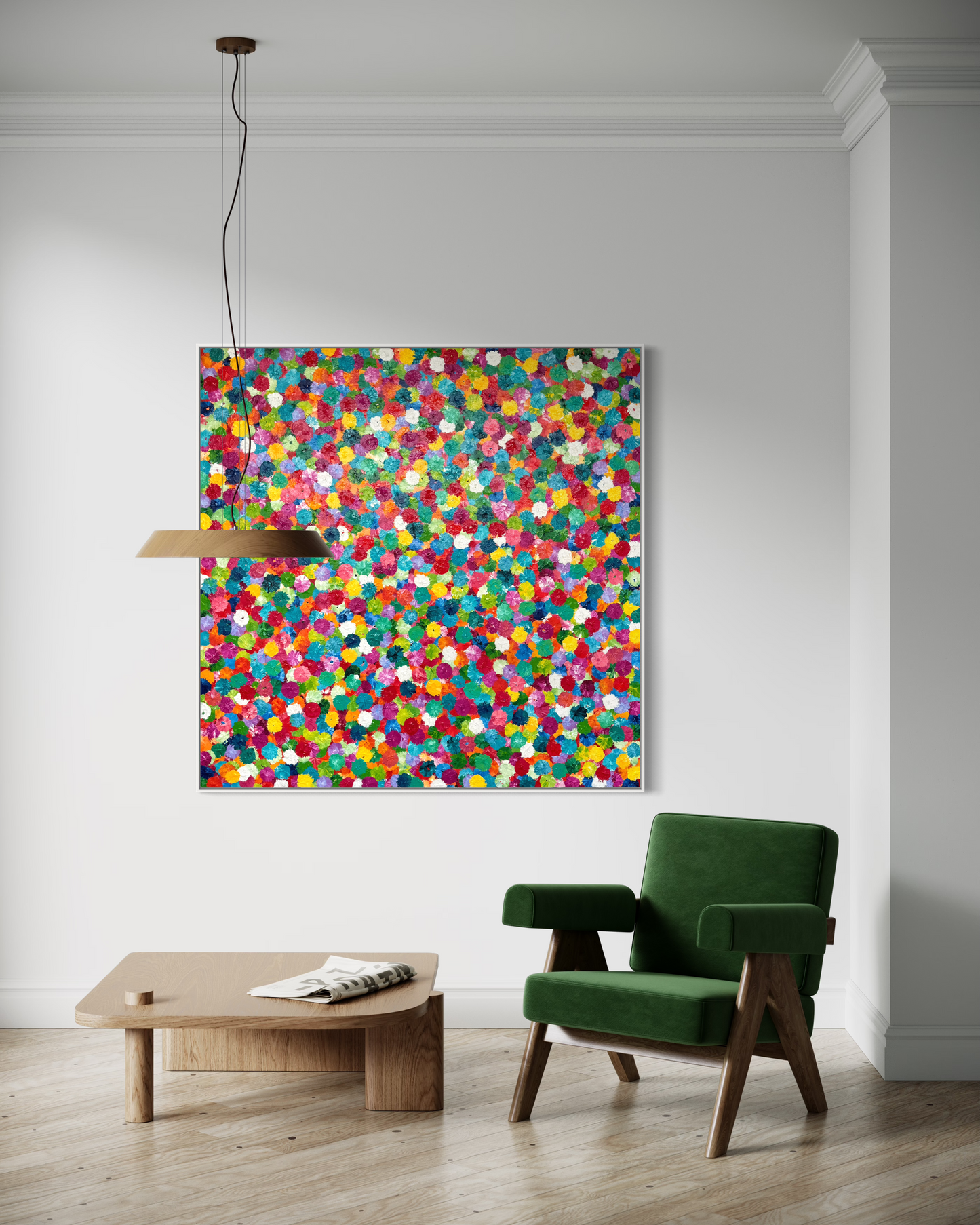 SOLD - Blossom 150x150cm