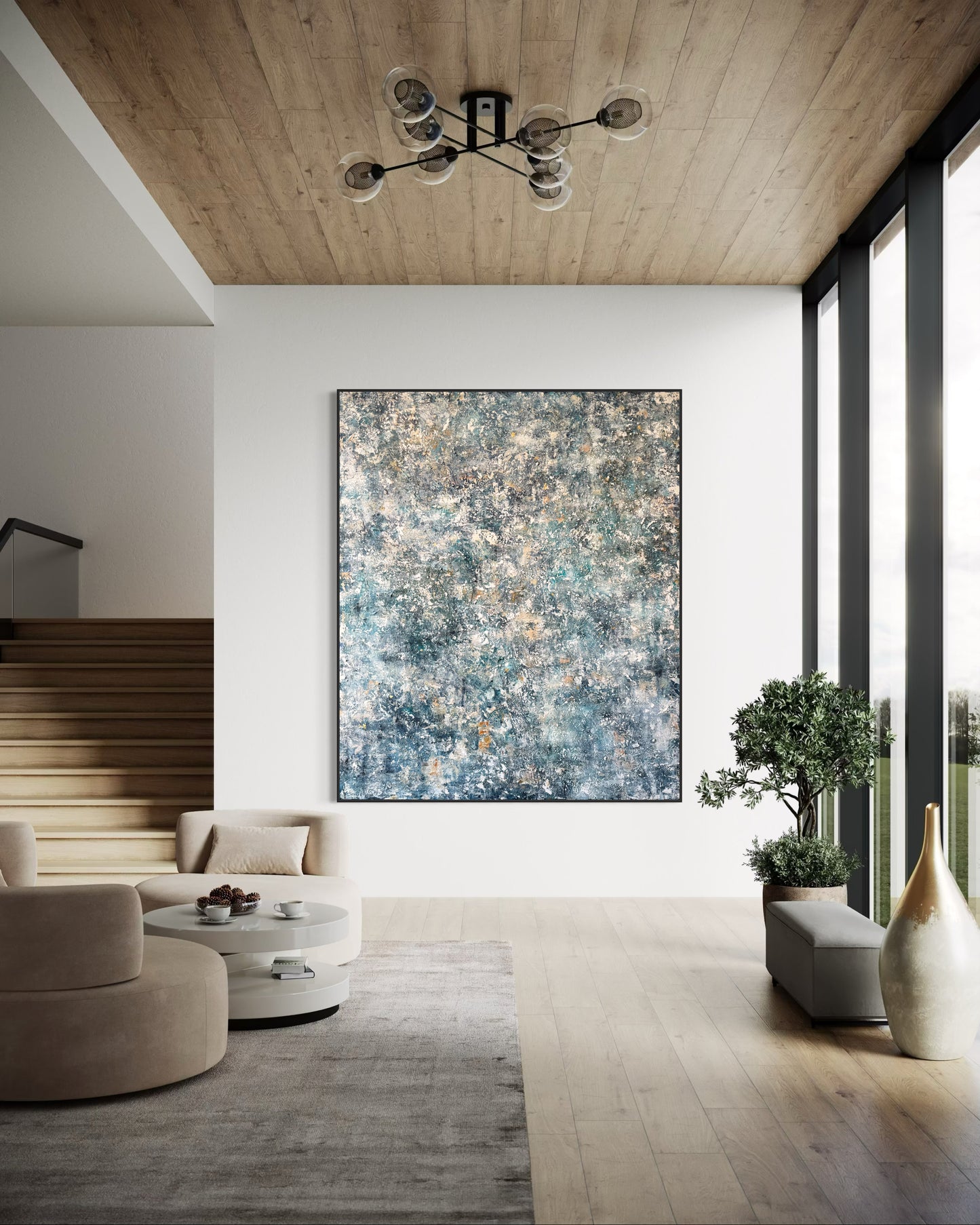 Looking Through Morning Surf 250x200cm