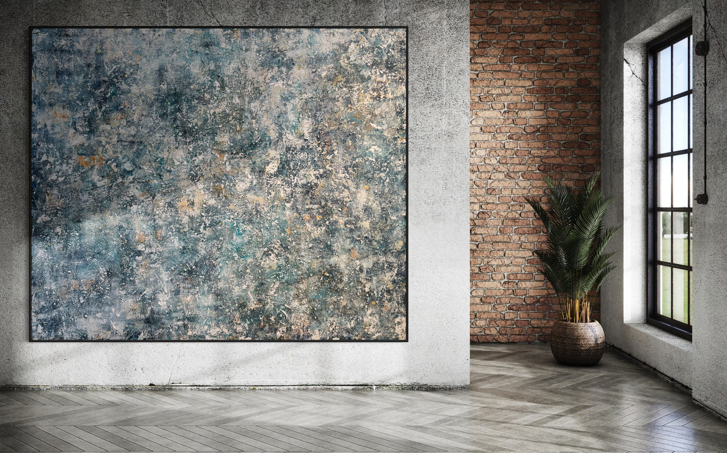 Looking Through Morning Surf 250x200cm