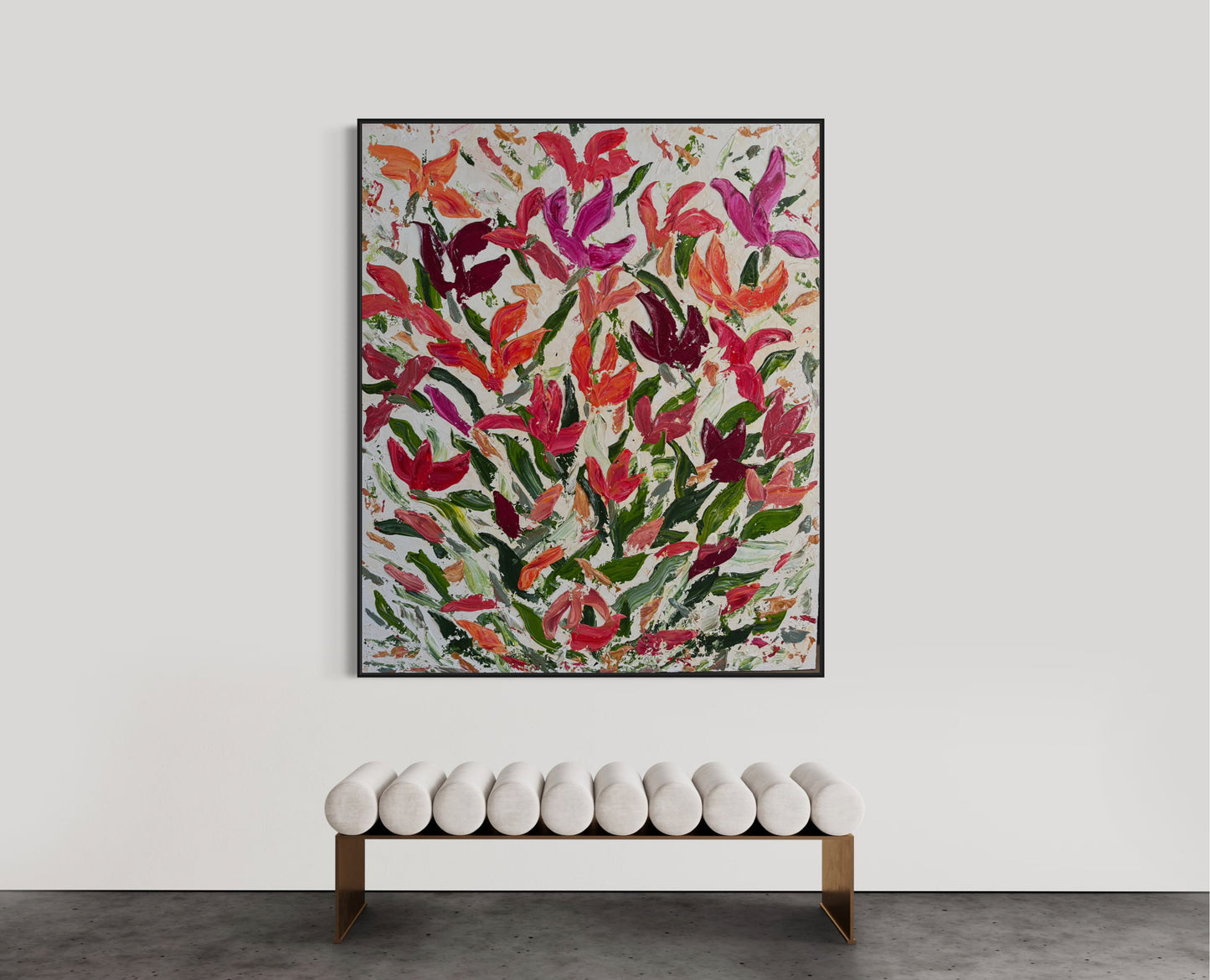 SOLD -My Garden Paradise 180x150cm