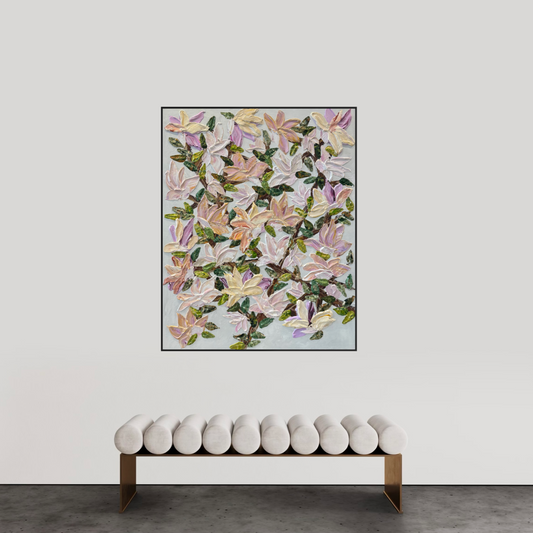 Violet Magnolia 150x120cm