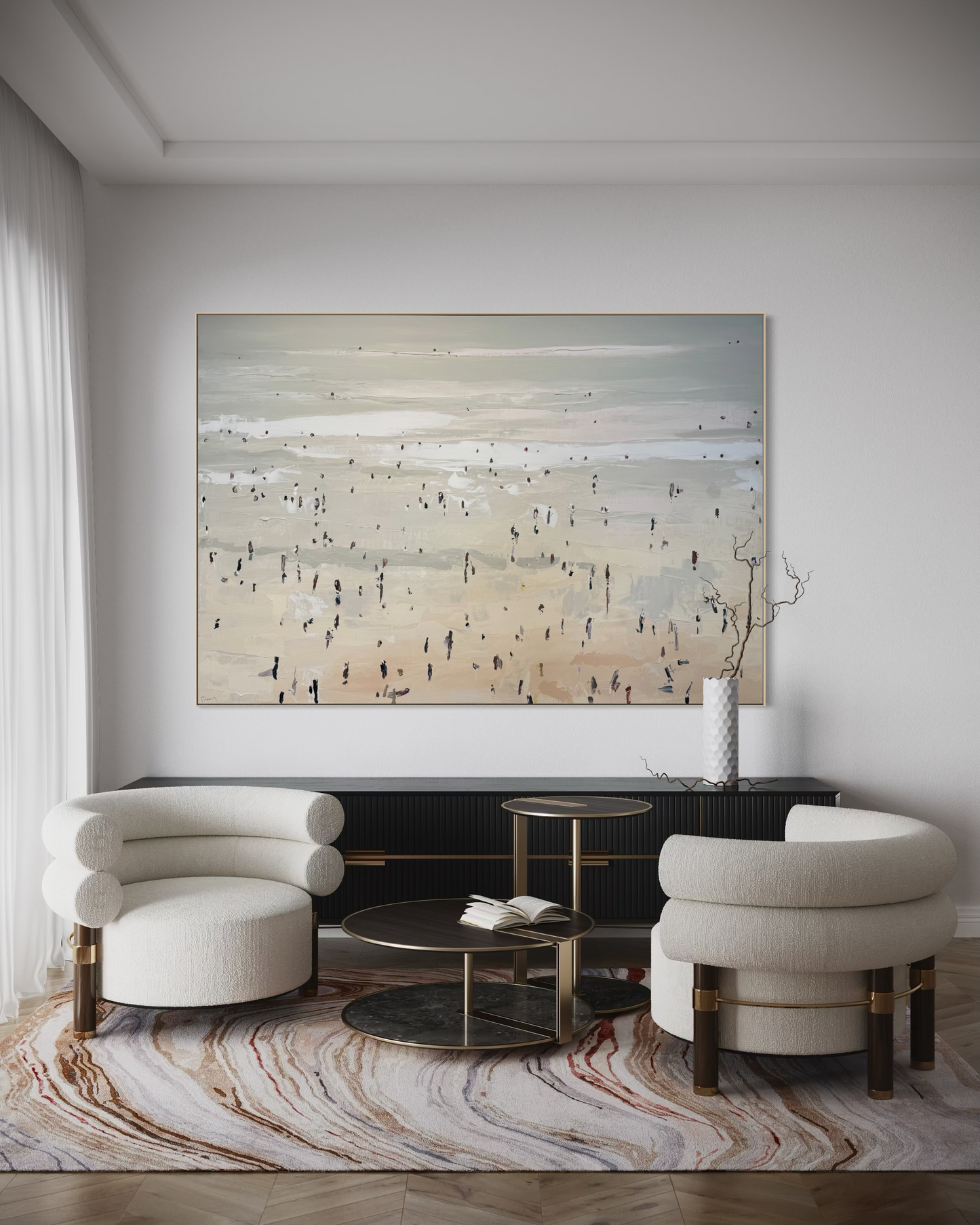 Taking the day off 154x224cm